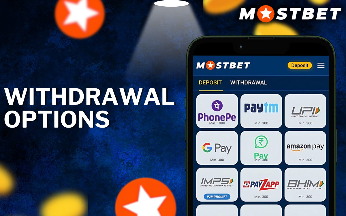 Mostbet App Deposit and Withdrawal Options