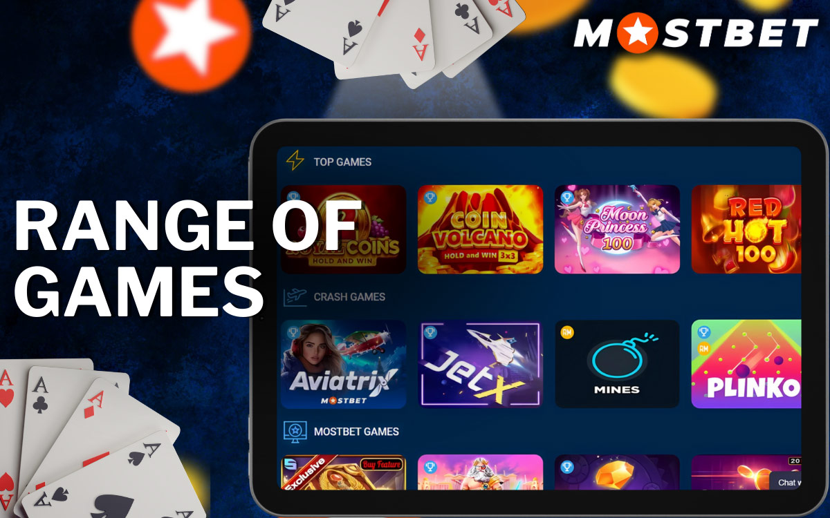 Mostbet Explore the Wide Range of Games