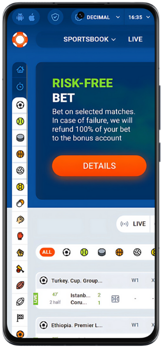 mostbet Screenshot of website